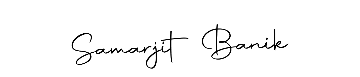 Similarly Autography-DOLnW is the best handwritten signature design. Signature creator online .You can use it as an online autograph creator for name Samarjit Banik. Samarjit Banik signature style 10 images and pictures png