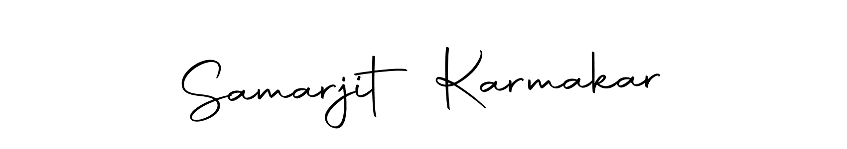 Make a beautiful signature design for name Samarjit Karmakar. Use this online signature maker to create a handwritten signature for free. Samarjit Karmakar signature style 10 images and pictures png