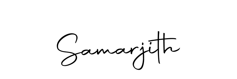 Similarly Autography-DOLnW is the best handwritten signature design. Signature creator online .You can use it as an online autograph creator for name Samarjith. Samarjith signature style 10 images and pictures png