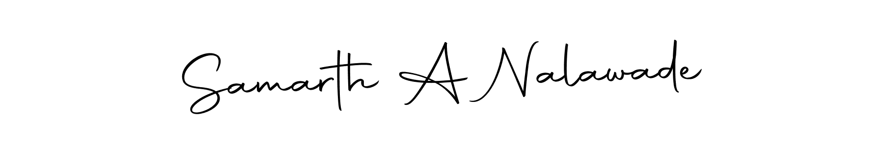 Also we have Samarth A Nalawade name is the best signature style. Create professional handwritten signature collection using Autography-DOLnW autograph style. Samarth A Nalawade signature style 10 images and pictures png