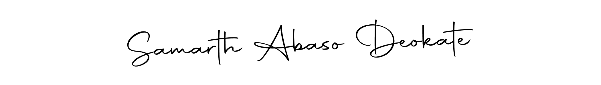 Make a beautiful signature design for name Samarth Abaso Deokate. Use this online signature maker to create a handwritten signature for free. Samarth Abaso Deokate signature style 10 images and pictures png