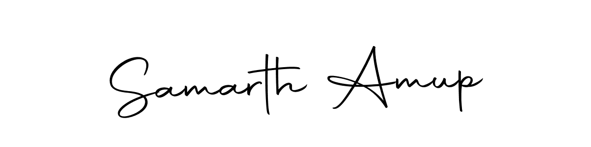 You should practise on your own different ways (Autography-DOLnW) to write your name (Samarth Amup) in signature. don't let someone else do it for you. Samarth Amup signature style 10 images and pictures png