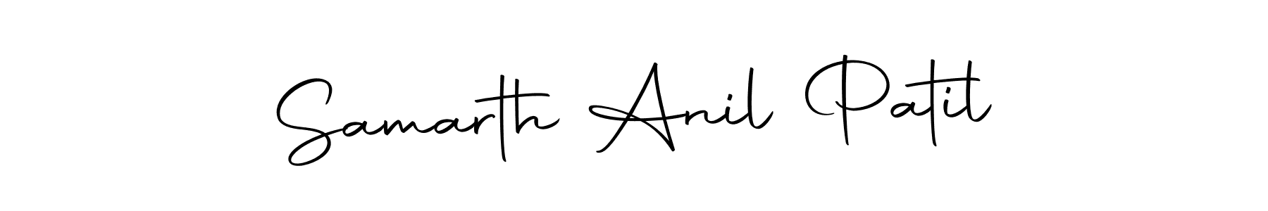 This is the best signature style for the Samarth Anil Patil name. Also you like these signature font (Autography-DOLnW). Mix name signature. Samarth Anil Patil signature style 10 images and pictures png