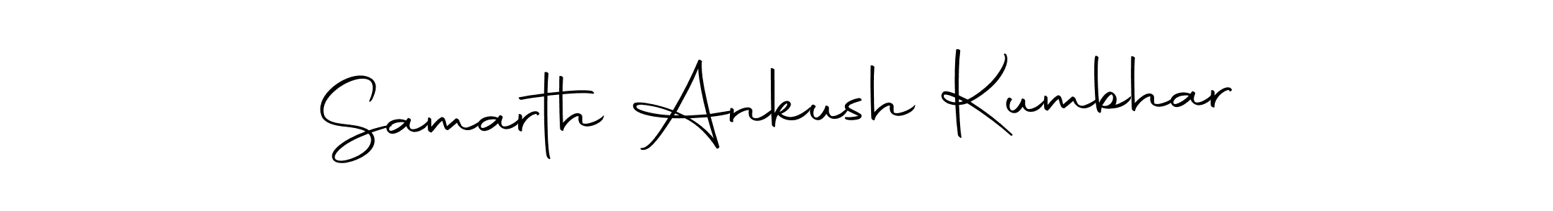 Also we have Samarth Ankush Kumbhar name is the best signature style. Create professional handwritten signature collection using Autography-DOLnW autograph style. Samarth Ankush Kumbhar signature style 10 images and pictures png