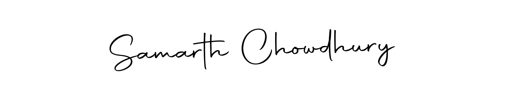 Make a short Samarth Chowdhury signature style. Manage your documents anywhere anytime using Autography-DOLnW. Create and add eSignatures, submit forms, share and send files easily. Samarth Chowdhury signature style 10 images and pictures png