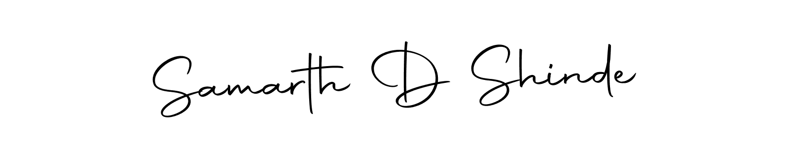 Make a short Samarth D Shinde signature style. Manage your documents anywhere anytime using Autography-DOLnW. Create and add eSignatures, submit forms, share and send files easily. Samarth D Shinde signature style 10 images and pictures png