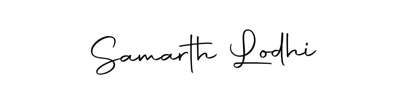 The best way (Autography-DOLnW) to make a short signature is to pick only two or three words in your name. The name Samarth Lodhi include a total of six letters. For converting this name. Samarth Lodhi signature style 10 images and pictures png