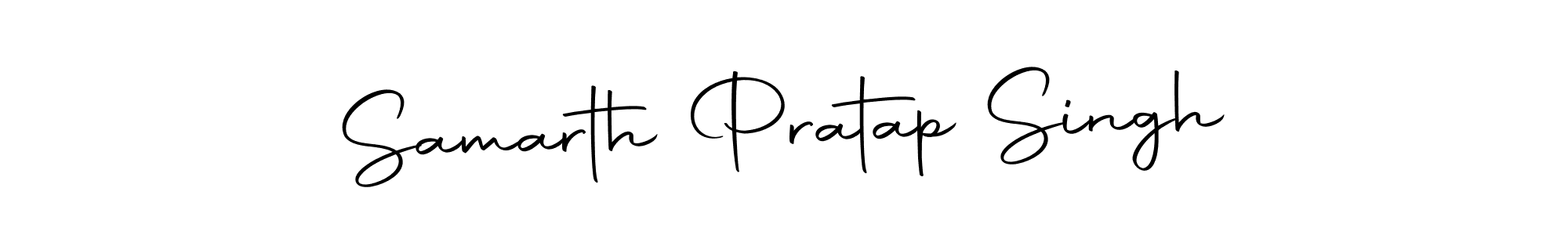 How to make Samarth Pratap Singh name signature. Use Autography-DOLnW style for creating short signs online. This is the latest handwritten sign. Samarth Pratap Singh signature style 10 images and pictures png