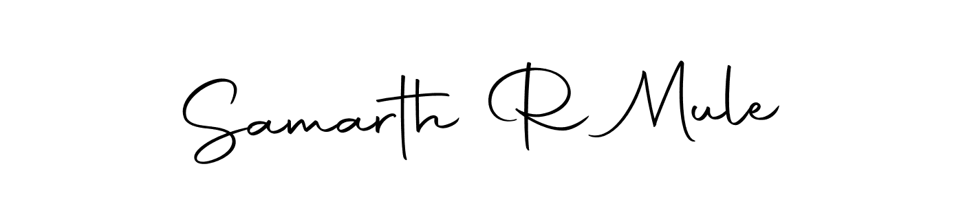 Design your own signature with our free online signature maker. With this signature software, you can create a handwritten (Autography-DOLnW) signature for name Samarth R Mule. Samarth R Mule signature style 10 images and pictures png