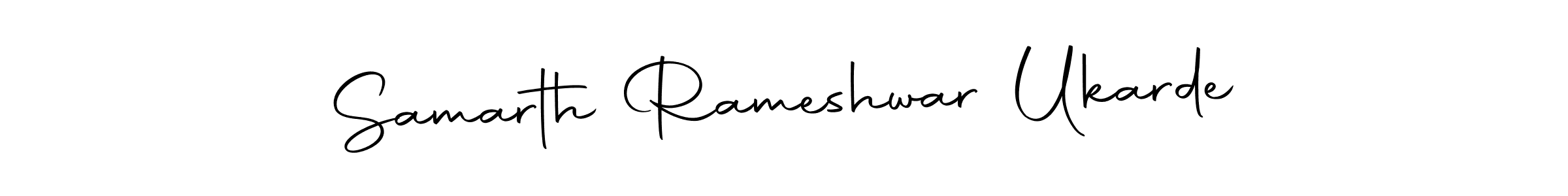 Design your own signature with our free online signature maker. With this signature software, you can create a handwritten (Autography-DOLnW) signature for name Samarth Rameshwar Ukarde. Samarth Rameshwar Ukarde signature style 10 images and pictures png