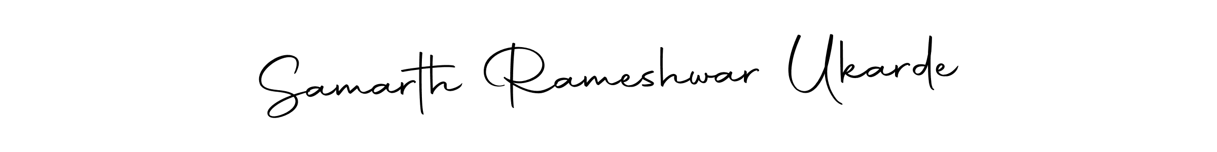 Design your own signature with our free online signature maker. With this signature software, you can create a handwritten (Autography-DOLnW) signature for name Samarth Rameshwar Ukarde. Samarth Rameshwar Ukarde signature style 10 images and pictures png