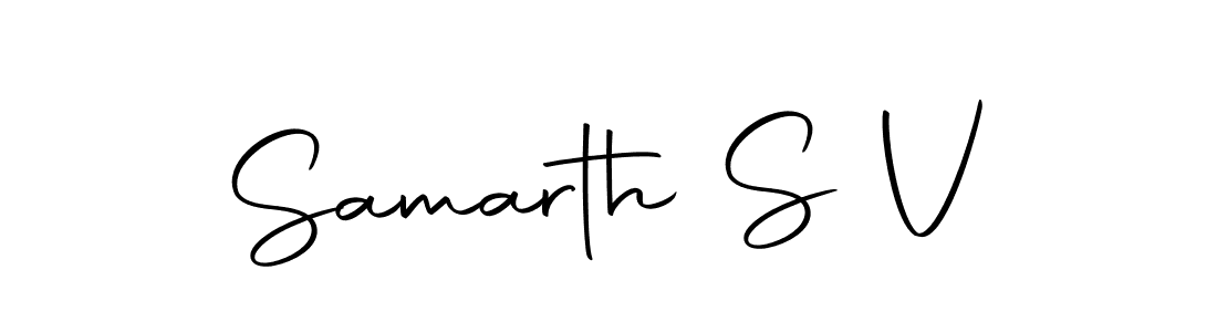 if you are searching for the best signature style for your name Samarth S V. so please give up your signature search. here we have designed multiple signature styles  using Autography-DOLnW. Samarth S V signature style 10 images and pictures png