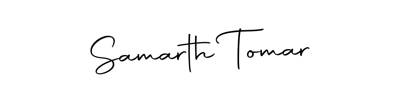 Similarly Autography-DOLnW is the best handwritten signature design. Signature creator online .You can use it as an online autograph creator for name Samarth Tomar. Samarth Tomar signature style 10 images and pictures png