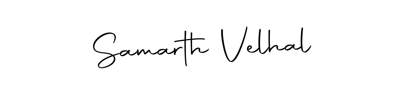 if you are searching for the best signature style for your name Samarth Velhal. so please give up your signature search. here we have designed multiple signature styles  using Autography-DOLnW. Samarth Velhal signature style 10 images and pictures png