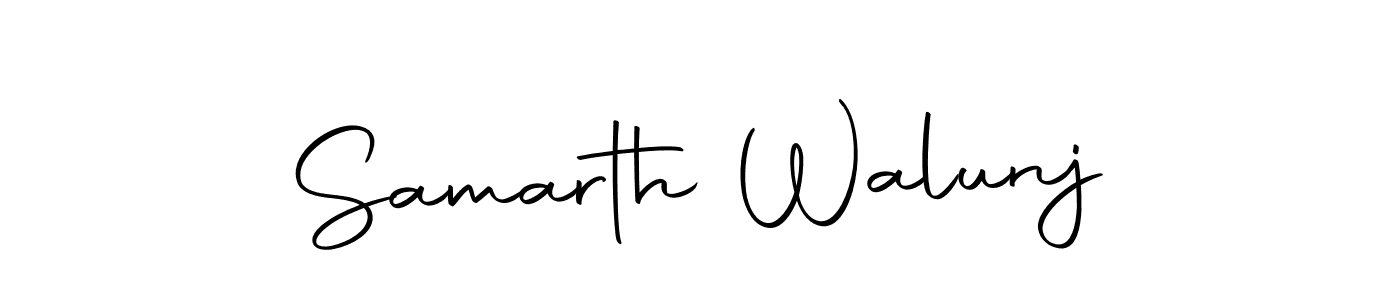 Similarly Autography-DOLnW is the best handwritten signature design. Signature creator online .You can use it as an online autograph creator for name Samarth Walunj. Samarth Walunj signature style 10 images and pictures png