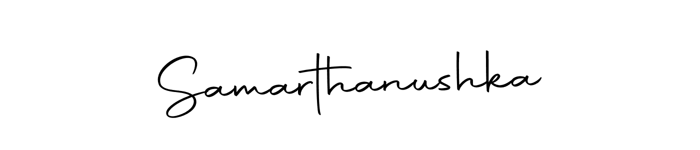 Autography-DOLnW is a professional signature style that is perfect for those who want to add a touch of class to their signature. It is also a great choice for those who want to make their signature more unique. Get Samarthanushka name to fancy signature for free. Samarthanushka signature style 10 images and pictures png