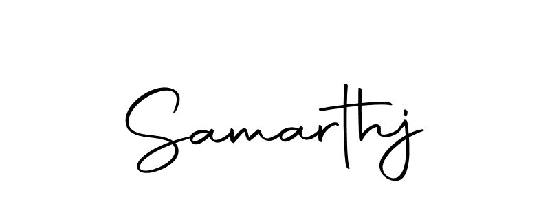 Make a beautiful signature design for name Samarthj. Use this online signature maker to create a handwritten signature for free. Samarthj signature style 10 images and pictures png