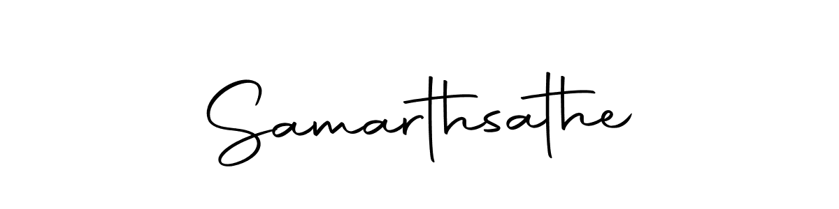 Create a beautiful signature design for name Samarthsathe. With this signature (Autography-DOLnW) fonts, you can make a handwritten signature for free. Samarthsathe signature style 10 images and pictures png