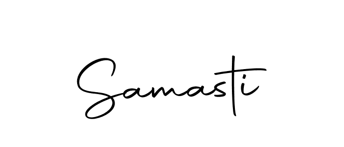 Use a signature maker to create a handwritten signature online. With this signature software, you can design (Autography-DOLnW) your own signature for name Samasti. Samasti signature style 10 images and pictures png