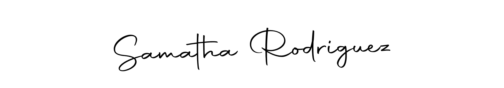 It looks lik you need a new signature style for name Samatha Rodriguez. Design unique handwritten (Autography-DOLnW) signature with our free signature maker in just a few clicks. Samatha Rodriguez signature style 10 images and pictures png