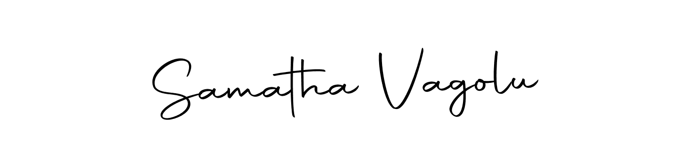 if you are searching for the best signature style for your name Samatha Vagolu. so please give up your signature search. here we have designed multiple signature styles  using Autography-DOLnW. Samatha Vagolu signature style 10 images and pictures png