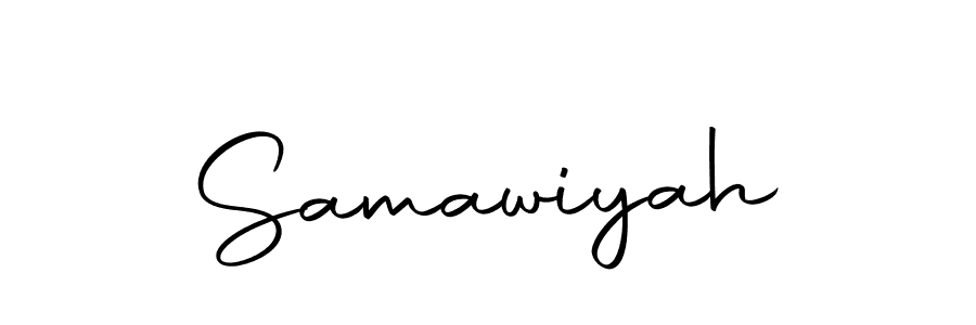 Also we have Samawiyah name is the best signature style. Create professional handwritten signature collection using Autography-DOLnW autograph style. Samawiyah signature style 10 images and pictures png