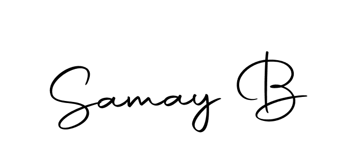 How to make Samay B signature? Autography-DOLnW is a professional autograph style. Create handwritten signature for Samay B name. Samay B signature style 10 images and pictures png