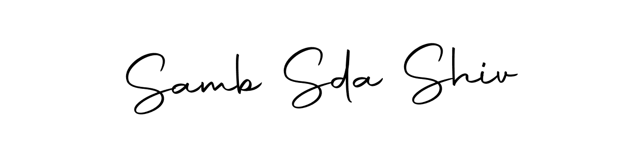 Also we have Samb Sda Shiv name is the best signature style. Create professional handwritten signature collection using Autography-DOLnW autograph style. Samb Sda Shiv signature style 10 images and pictures png