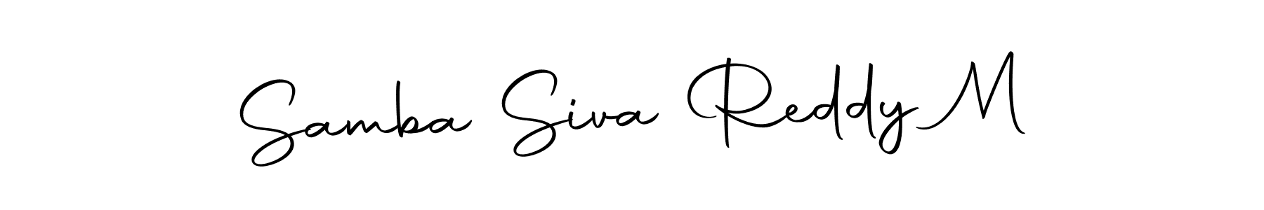 Make a beautiful signature design for name Samba Siva Reddy M. Use this online signature maker to create a handwritten signature for free. Samba Siva Reddy M signature style 10 images and pictures png