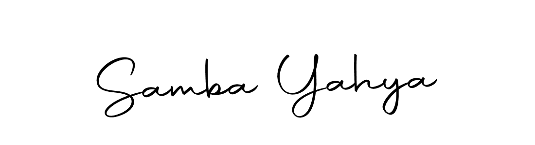 How to make Samba Yahya name signature. Use Autography-DOLnW style for creating short signs online. This is the latest handwritten sign. Samba Yahya signature style 10 images and pictures png