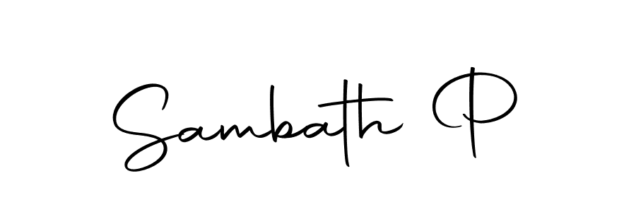 This is the best signature style for the Sambath P name. Also you like these signature font (Autography-DOLnW). Mix name signature. Sambath P signature style 10 images and pictures png
