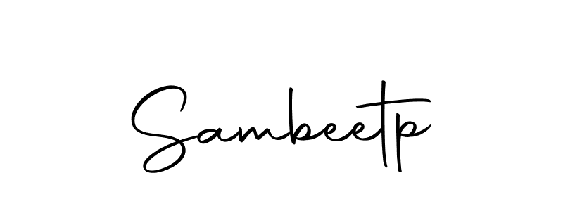 Use a signature maker to create a handwritten signature online. With this signature software, you can design (Autography-DOLnW) your own signature for name Sambeetp. Sambeetp signature style 10 images and pictures png