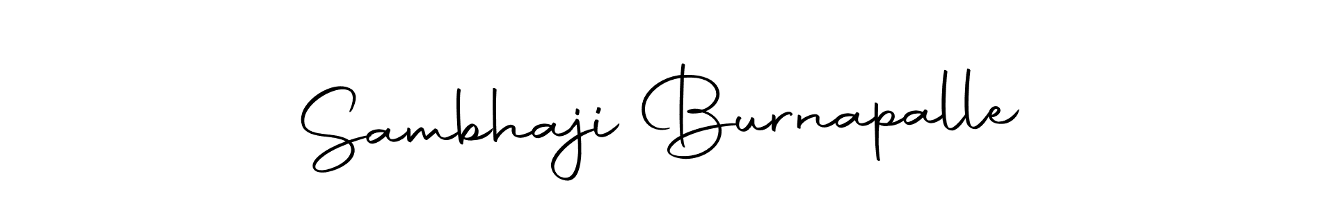 You can use this online signature creator to create a handwritten signature for the name Sambhaji Burnapalle. This is the best online autograph maker. Sambhaji Burnapalle signature style 10 images and pictures png