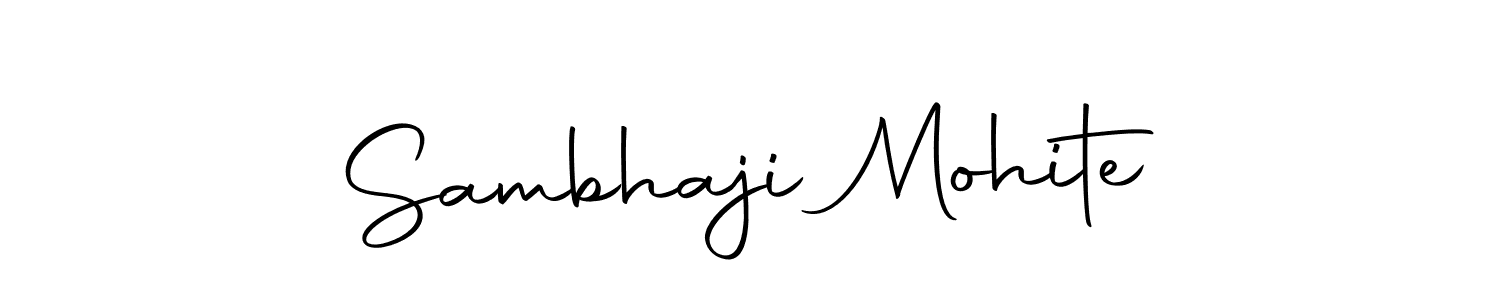 Make a beautiful signature design for name Sambhaji Mohite. With this signature (Autography-DOLnW) style, you can create a handwritten signature for free. Sambhaji Mohite signature style 10 images and pictures png