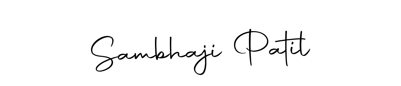 You should practise on your own different ways (Autography-DOLnW) to write your name (Sambhaji Patil) in signature. don't let someone else do it for you. Sambhaji Patil signature style 10 images and pictures png