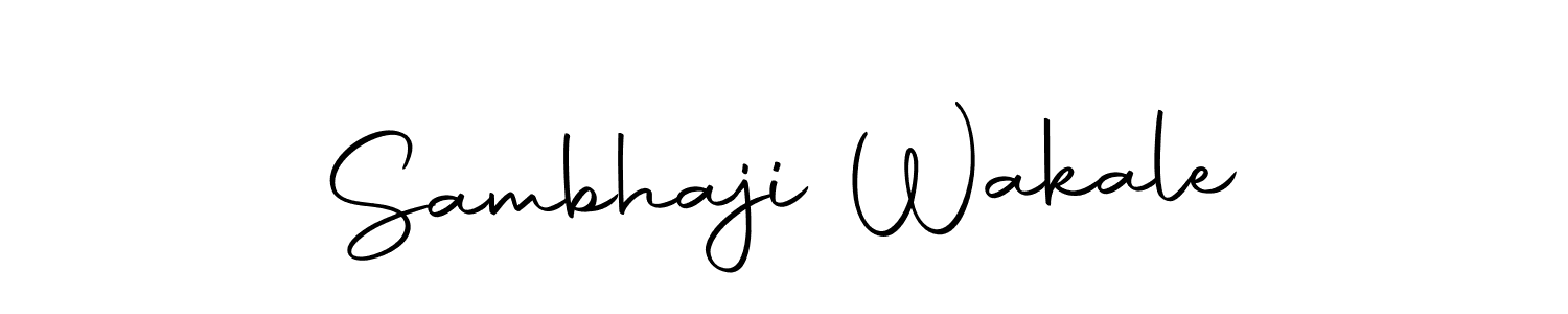 The best way (Autography-DOLnW) to make a short signature is to pick only two or three words in your name. The name Sambhaji Wakale include a total of six letters. For converting this name. Sambhaji Wakale signature style 10 images and pictures png