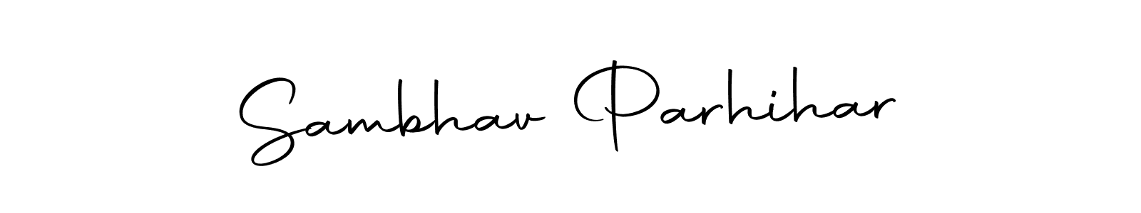 This is the best signature style for the Sambhav Parhihar name. Also you like these signature font (Autography-DOLnW). Mix name signature. Sambhav Parhihar signature style 10 images and pictures png