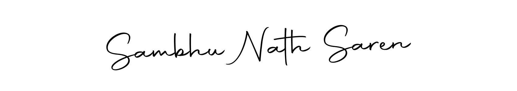 Similarly Autography-DOLnW is the best handwritten signature design. Signature creator online .You can use it as an online autograph creator for name Sambhu Nath Saren. Sambhu Nath Saren signature style 10 images and pictures png