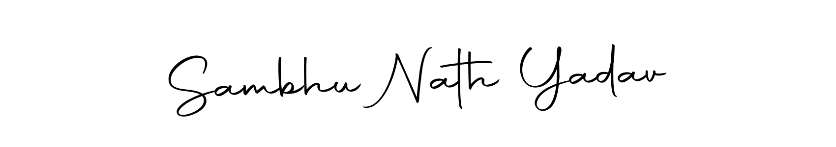 Similarly Autography-DOLnW is the best handwritten signature design. Signature creator online .You can use it as an online autograph creator for name Sambhu Nath Yadav. Sambhu Nath Yadav signature style 10 images and pictures png