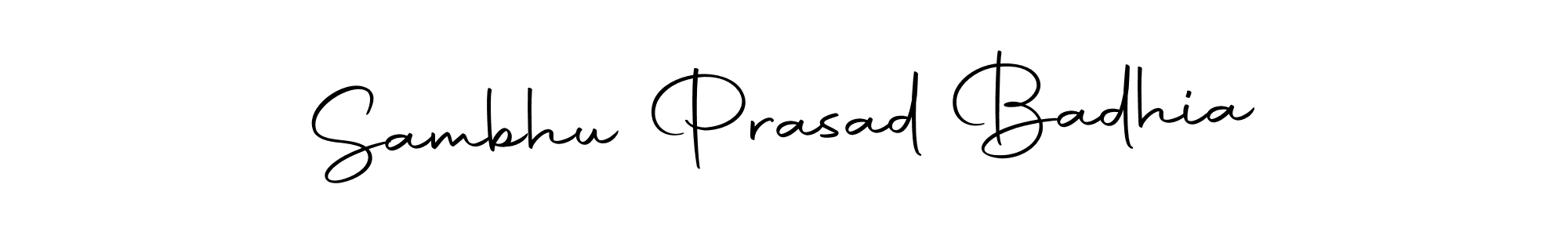 The best way (Autography-DOLnW) to make a short signature is to pick only two or three words in your name. The name Sambhu Prasad Badhia include a total of six letters. For converting this name. Sambhu Prasad Badhia signature style 10 images and pictures png