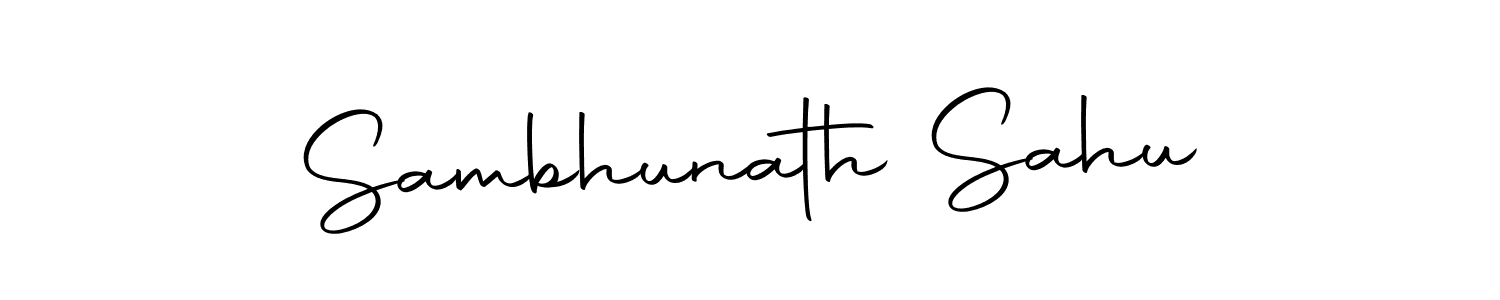 Design your own signature with our free online signature maker. With this signature software, you can create a handwritten (Autography-DOLnW) signature for name Sambhunath Sahu. Sambhunath Sahu signature style 10 images and pictures png