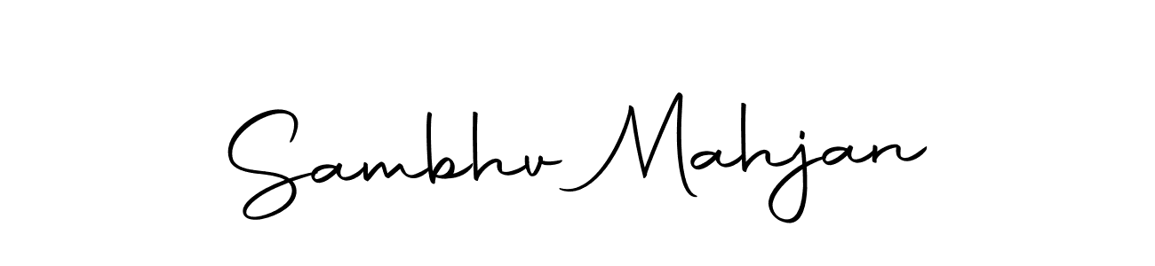 You should practise on your own different ways (Autography-DOLnW) to write your name (Sambhv Mahjan) in signature. don't let someone else do it for you. Sambhv Mahjan signature style 10 images and pictures png