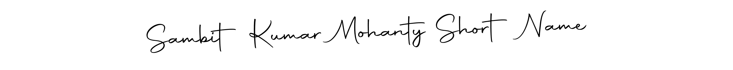 Make a beautiful signature design for name Sambit Kumar Mohanty Short Name. Use this online signature maker to create a handwritten signature for free. Sambit Kumar Mohanty Short Name signature style 10 images and pictures png