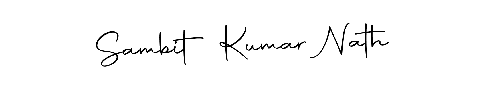 How to make Sambit Kumar Nath signature? Autography-DOLnW is a professional autograph style. Create handwritten signature for Sambit Kumar Nath name. Sambit Kumar Nath signature style 10 images and pictures png
