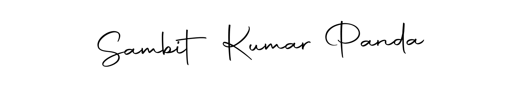 Create a beautiful signature design for name Sambit Kumar Panda. With this signature (Autography-DOLnW) fonts, you can make a handwritten signature for free. Sambit Kumar Panda signature style 10 images and pictures png