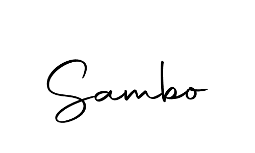 You should practise on your own different ways (Autography-DOLnW) to write your name (Sambo) in signature. don't let someone else do it for you. Sambo signature style 10 images and pictures png