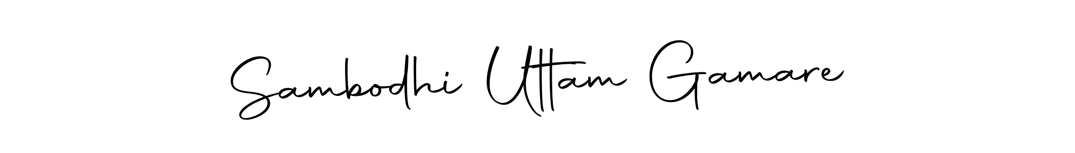 Also You can easily find your signature by using the search form. We will create Sambodhi Uttam Gamare name handwritten signature images for you free of cost using Autography-DOLnW sign style. Sambodhi Uttam Gamare signature style 10 images and pictures png