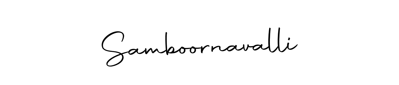 Make a short Samboornavalli signature style. Manage your documents anywhere anytime using Autography-DOLnW. Create and add eSignatures, submit forms, share and send files easily. Samboornavalli signature style 10 images and pictures png