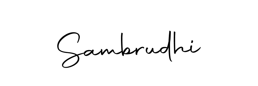 Make a beautiful signature design for name Sambrudhi. Use this online signature maker to create a handwritten signature for free. Sambrudhi signature style 10 images and pictures png