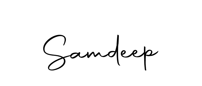 Use a signature maker to create a handwritten signature online. With this signature software, you can design (Autography-DOLnW) your own signature for name Samdeep. Samdeep signature style 10 images and pictures png